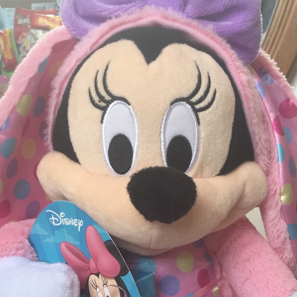 Customized Minnie Mouse basket